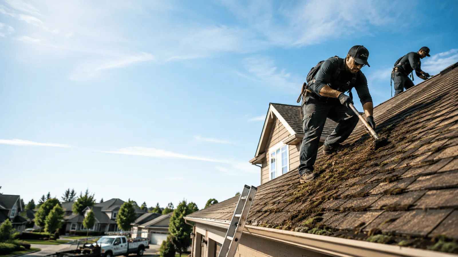 Roof Moss Removal in Kiester, MN near me